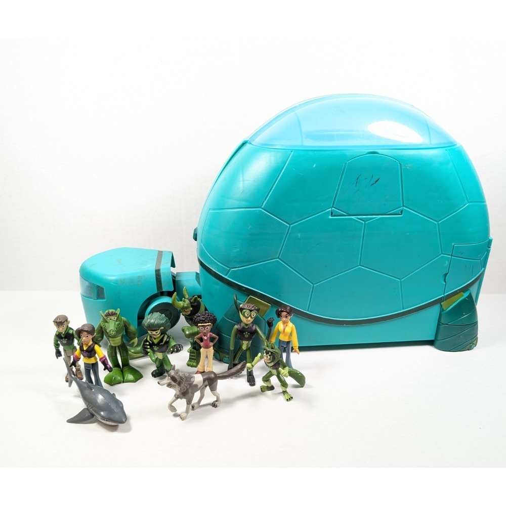 Wild Kratts Tortuga Playset w/ Figures Animals Characters READ Power Suits PBS